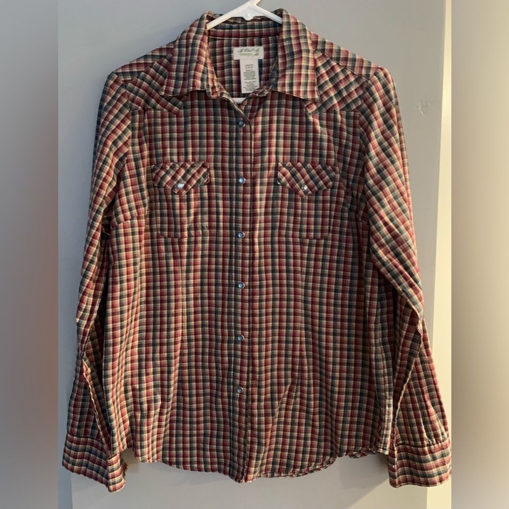 Wrangler Women’s Plaid Shirt Multicolor - S